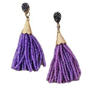 Beaded Tassel Earrings